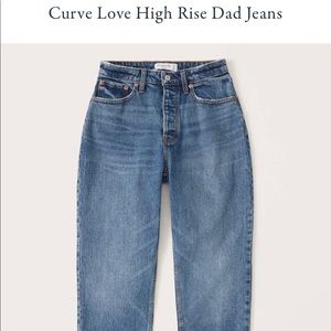 Abercrombie dad jeans